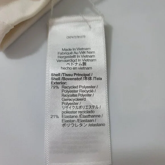 Free People Madewell Crop Tops Lot of 2 Sz XS/XXS in Metallic Black & Off White - Picture 11 of 16